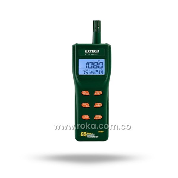 Venta Analizador de Gas Extech CO250 Medidor Monóxido de Carbono CO
